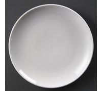 Olympia Whiteware Lot de 12 assiettes de service en porcelaine 230 mm