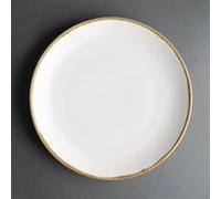 Assiettes Plates Rondes Couleur Craie Kiln 280mm x 4 Olympia G