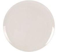 Assiettes presentation KANE, set de 6 assiettes rondes, plat pour servir entrées et desserts en porcelaine blanc - diamètre 32 x hauteur 2 cm - -