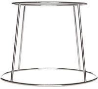 Assiettes rehausseur (support de plateau) argent