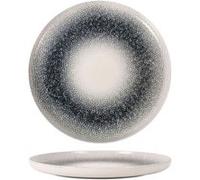 Assiettes rondes de 24 pièces EMA, Plat de présentation pour viande, entrées et desserts en porcelaine décorée - diamètre 15 x Hauteur 2,1 cm - VISIODIRECT - G