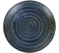Assiettes rondes de 6 pièces VERA, Plat de présentation plates pour viande, entrées et desserts en porcelaine décorée - diamètre 19 x Hauteur 2 cm - VISIODIRECT - G