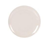 Assiettes rondes KANE, lot de Plat de service de 6 pièces, entrées et desserts en porcelaine blanc - diamètre 25.5 x hauteur 2 cm - VISIODIRECT - Blanc G