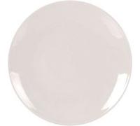 Assiettes rondes KANE, lot de Plat de service en 12 pièce, plats à dessert en porcelaine blanc - diamètre 19,5 x hauteur 2 cm - VISIODIRECT - Blanc G