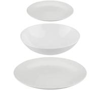 Assietes Céramique Blanc 18 Pièces