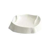 Assiettes Service de Table Assiette À Vaisselle Dîner En Céramique Dessert Créative Forme De Montagne Irrégulière Collation Assiettes Pâtes Restaurant Spécialité(B 9.5 inch)