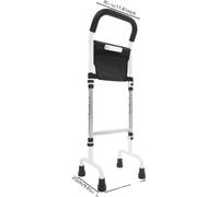 Assis-debout, hauteur réglable 73-92 cm, lumière LED à détection, noir