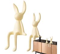 Assis des Figurines de à Longues Oreilles de de de à 2 pièces Ornements de de Bureau, éclairage de Luxe e Haut Niveau pour Pâques, C'est certainement Un succès auprès