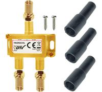 Assis Splitter 2-Fach HD Adapté Numérique Panneau TV Répartition pour Câble