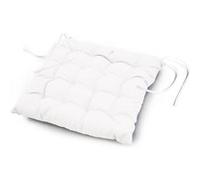 Assise matelassee 40 x 40 cm polyester uni essentiel Blanc