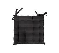 Assise matelassee 40 x 40 cm polyester uni essentiel Noir