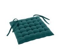 Douceur d'Intérieur – Coussin de chaise Twily – 38 x 38 cm – Émeraude vert G