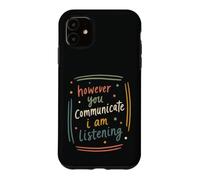 Assistance à l'écoute de devis de Sensibilisation ASL Inclusive Coque pour iPhone 11