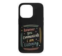 Assistance à l'écoute de devis de Sensibilisation ASL Inclusive Coque pour iPhone 13 Pro