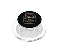 Assistance à l'écoute de devis de Sensibilisation ASL Inclusive PopSockets PopGrip pour MagSafe