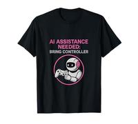 Assistance IA nécessaire Apportez un graphique de jeu de manette T-Shirt