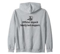 Assistance Technique familiale Non rémunérée Officielle des codeurs d'ingénieur Logiciel Sweat à Capuche