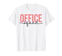 Assistant administratif de l'équipe d'administration Office Squad Front T-Shirt