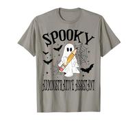Assistant administratif Effrayant pour Halloween School T-Shirt