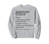 Assistant Coach Job Définition personnalisée drôle Sweatshirt
