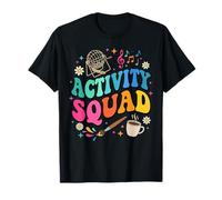 Assistant d'activité Squad Retro Groovy Directeur des activités T-Shirt
