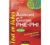 Assistant de gestion PME-PMI - en 110 fiches - 10e édition: en 110 fiches