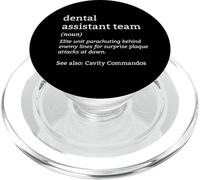 Assistant Dentaire Définition de l'équipe Cavité Commandos Dentisterie PopSockets PopGrip pour MagSafe