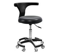 Assistant Dentiste Médecin Chaise Tabouret Dentaire avec Hauteur De Dossier Réglable pour Le Cabinet De Dentiste Médical Boutique Laboratoire Salon de Beauté, A2
