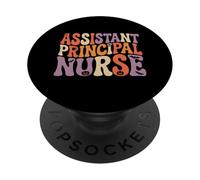 Assistant drôle Principal Halloween infirmière travailleuse Assistante PopSockets PopGrip Adhésif