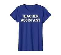 Assistant Enseignant T-Shirt, Femme, Bleu Royal, 3XL
