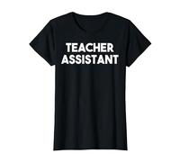 Assistant Enseignant T-Shirt, Femme, Noir, 3XL