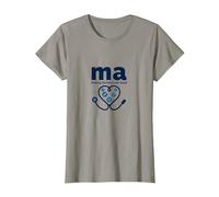 Assistant médical : MA donnant aux médecins Une Bonne Humeur T-Shirt, Femme, Ardoise, L