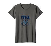 Assistant médical : MA donnant aux médecins Une Bonne Humeur T-Shirt, Femme, Asphalte, L
