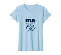 Assistant médical : MA donnant aux médecins Une Bonne Humeur T-Shirt, Femme, Bleu Céleste, L