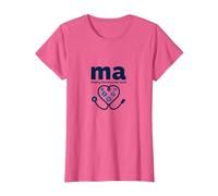 Assistant médical : MA donnant aux médecins Une Bonne Humeur T-Shirt, Femme, Rose Chiné, L