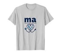 Assistant médical : MA donnant aux médecins Une Bonne Humeur T-Shirt, Homme, Argent, L