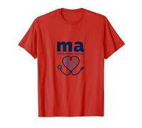 Assistant médical : MA donnant aux médecins Une Bonne Humeur T-Shirt, Homme, Rouge, L