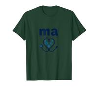 Assistant médical : MA donnant aux médecins Une Bonne Humeur T-Shirt, Homme, Vert Forêt, L