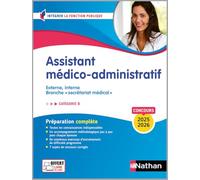 Assistant médico-administratif - Catégorie B - Préparation complète - Concours 2025/2026