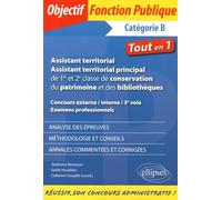 Assistant territorial, assistant territorial principal de 1re et 2e classe de conservation du patrimoine et des bibliothèques: Concours externe / interne / 3e voie / examens professionnels
