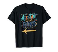 Assistant to The Boss Funny Parenting Couple Design Assorti T-Shirt
