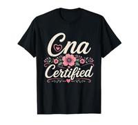 Assistante infirmière certifiée CNA Floral Nurse Life Healthcare T-Shirt Graphique avec Valeur