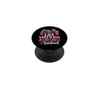 Assistante infirmière certifiée Living The Scrubs Life | CNA PopSockets PopGrip Adhésif