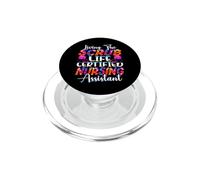 Assistante infirmière certifiée Living The Scrubs Life | CNA PopSockets PopGrip pour MagSafe
