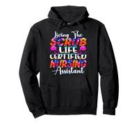Assistante infirmière certifiée Living The Scrubs Life | CNA Sweat à Capuche