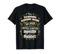 Assistante Sociale Formidable Cadeau Pour Assistante Sociale T-Shirt
