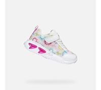 Geox Baskets J Assister Girl B Blanc multicolore Fille Taille EU 30