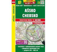 Ašsko, Chebsko/Asch, Environnement Eger (Randonnée - Carte cyclable 1:40.000) (SHOCart Wander - Carte des roues 1:40.000 République tchèque, volume 405)
