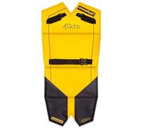 ASSLED - La luge de neige ultime - Super luge étonnante - Portable et multifonctionnelle - Bobsleigh toboggan luge d'hiver pour adultes et enfants - 2 pilotes - par Snowfeet (JAUNE)