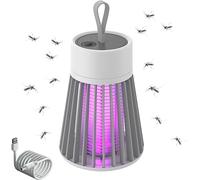 Asslye Mozz Guard Lampe Anti Moustique Piège a Mouches, LED Rechargeable Tue Mouche Electrique Mosquito Zapper pour Chambre a Coucher, Camping